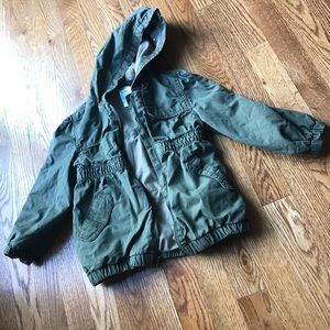 Old Navy Green Hooded Jacket